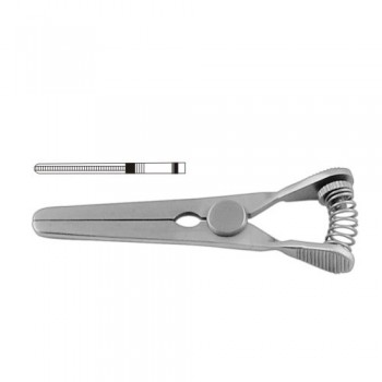 Glover Atrauma Bulldog Clamp Straight Stainless Steel, 7 cm - 2 3/4"